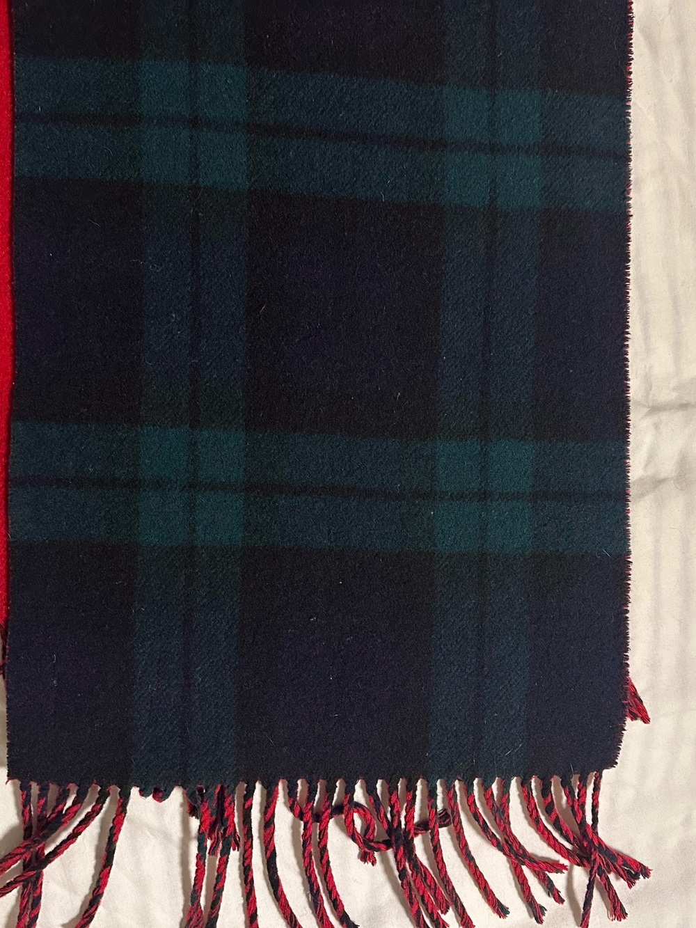 Vintage Ralph Lauren Plaid Wool Scarf - Picture 4 of 15